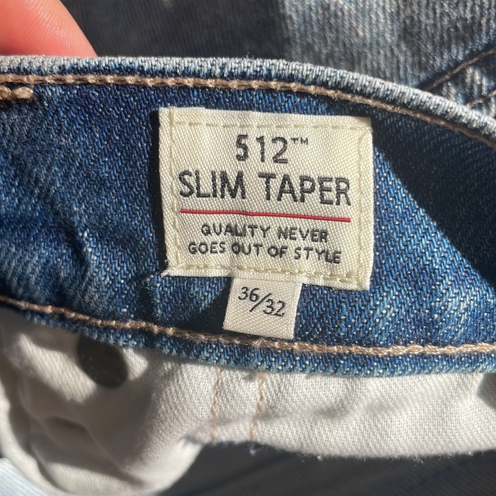 Levi’s Men’s Slim Taper Jeans - Picture 6 of 8